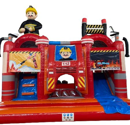 Große Hüpfburg mit Rutsche Große Hüpfburg mit Rutsche