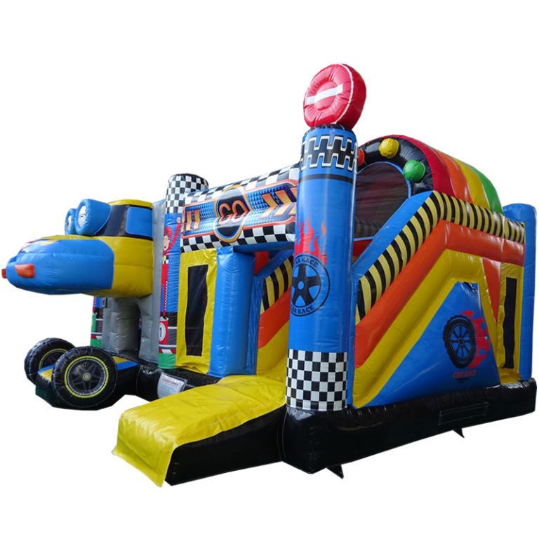 Motorsport Hüpfburg mit Rusche