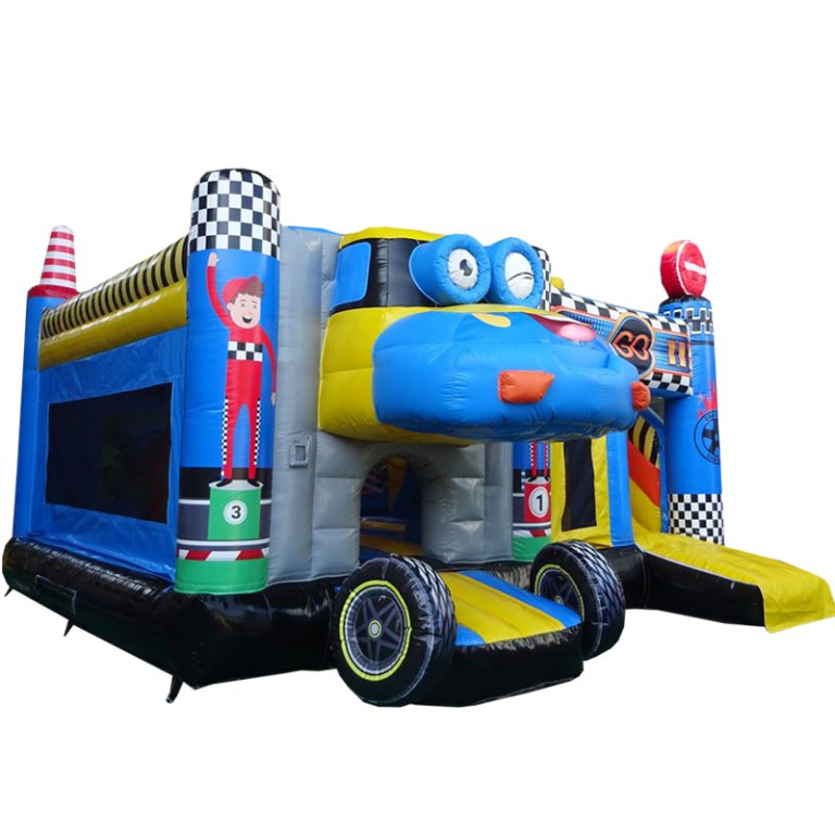 Motorsport Hüpfburg mit Rusche