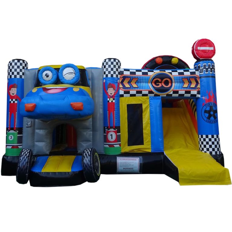 Motorsport Hüpfburg mit Rusche